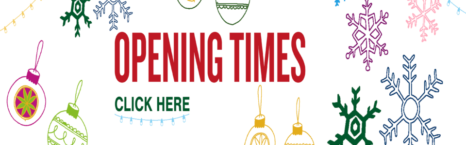 OPENING TIMES CHRISTMAS – THE FORUM